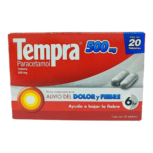 TEMPRA TALETAS 500 MG
