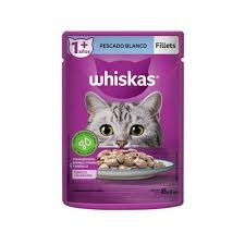 WHISKAS PCH PESCADO BLANCO 12/85 GR