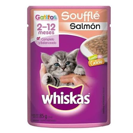 WHISKAS PCH SALMON 12/85 GR